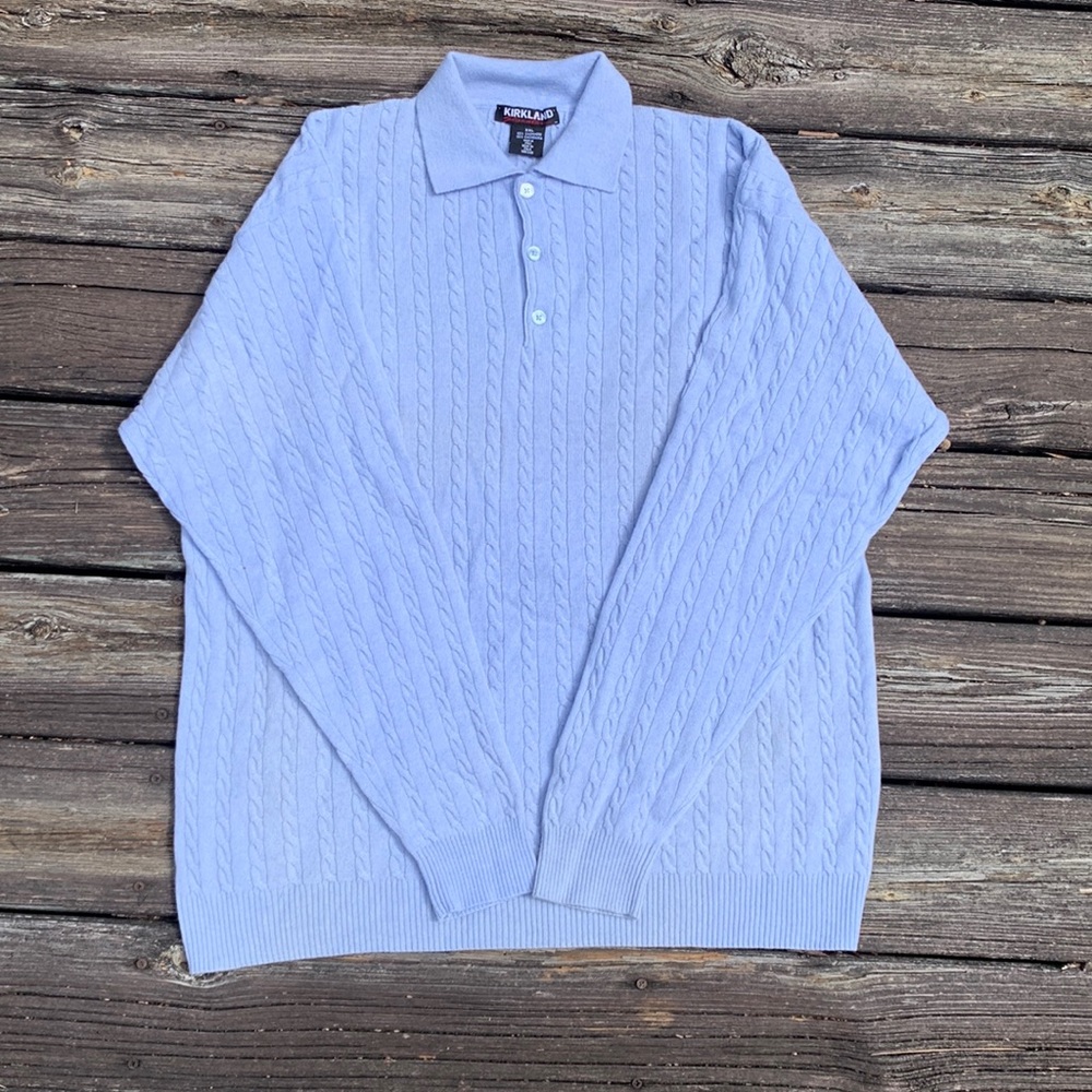 XXL Kirkland light blue sweater